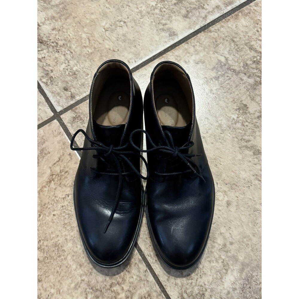 Clarks Men's Black Leather Casual Shoe
